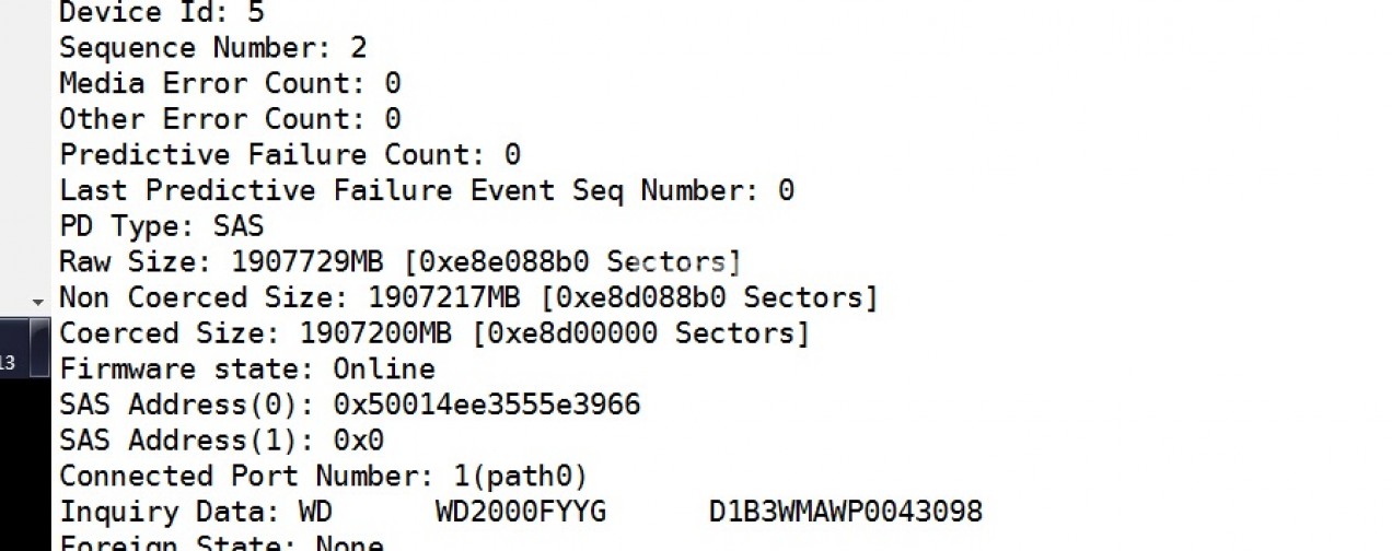 查看linux机器上查看硬盘型号